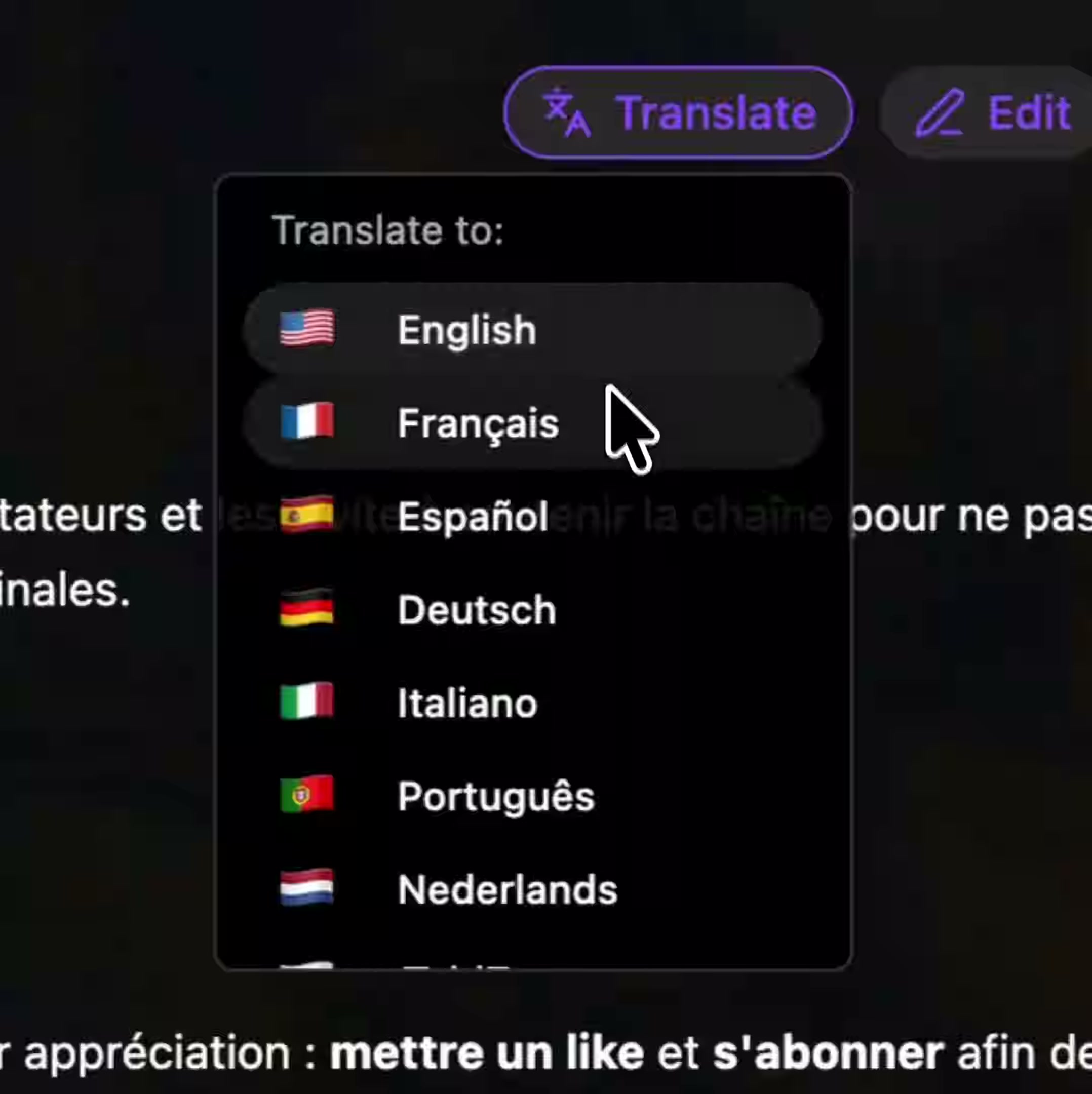 Notes Translation